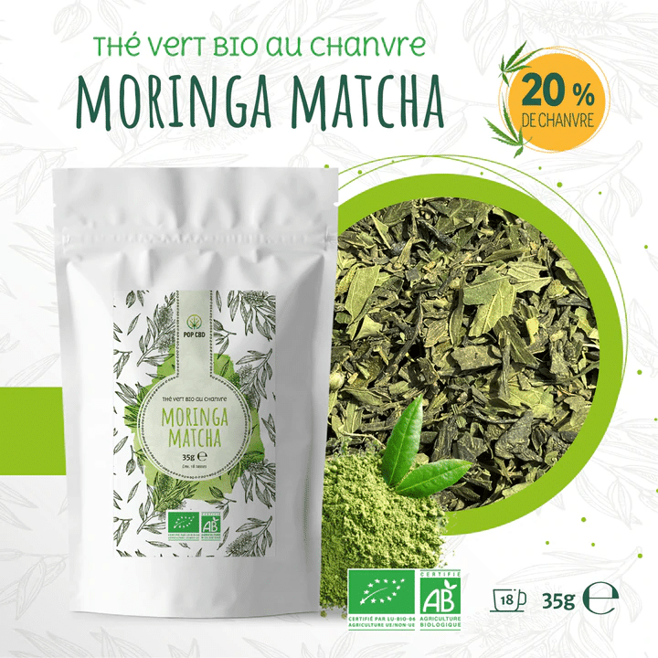 Thé moringa matcha